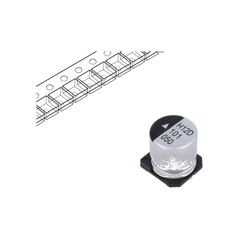 "Condensator Electrolitic SMD 100uF 50VDC Ø10x10,5mm 2000h - Componente Electronice de Înaltă Performanță" | Electronic-mag.ro | Componente Electronice "Condensator Electrolitic SMD 100uF 50VDC Ø10x10,5mm 2000h - Componente Electronice de Înaltă Performanță" | Electronic-mag.ro | Componente Electronice