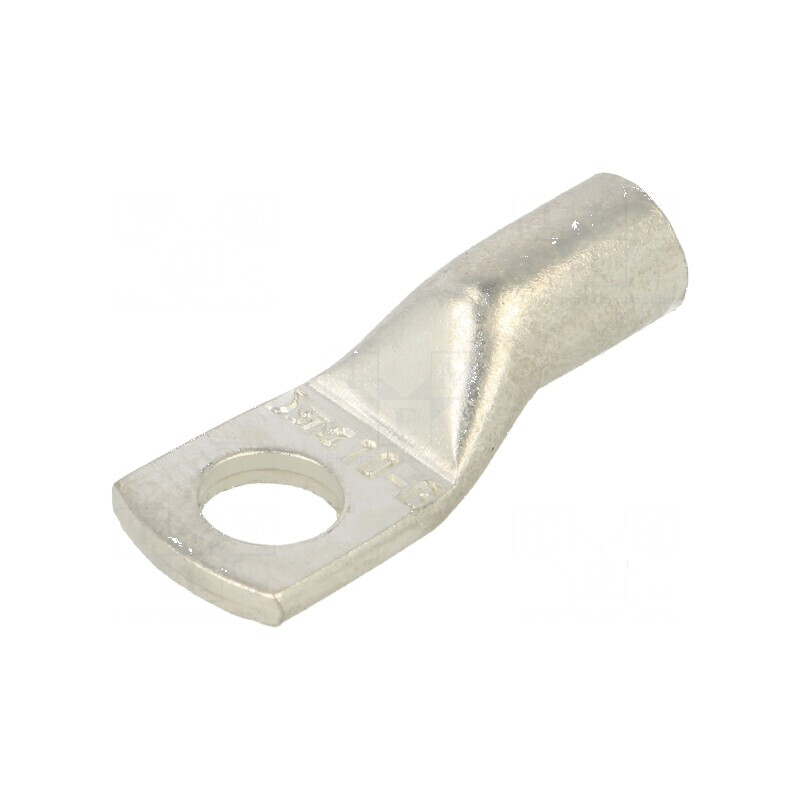 Vârf inelar tubular M6 10mm² crimpat pe cablu cositorit 8AWG - Conector electric profesional | Electronic-mag.ro | Componente Electronice Vârf inelar tubular M6 10mm² crimpat pe cablu cositorit 8AWG - Conector electric profesional | Electronic-mag.ro | Componente Electronice