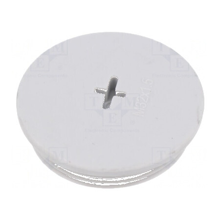 Capac de protecție M32 1,5 IP68 din poliamidă gri deschis, 8mm - Protecție pentru cabluri | Electronic-mag.ro | Componente Electronice