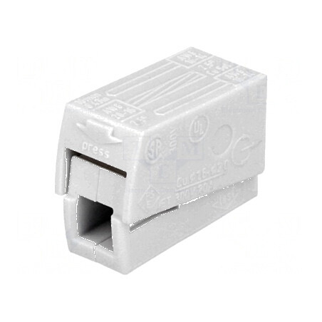 Borne cu arc cu eliberare rapidă pentru cabluri 0,5÷2,5mm² 400V 24A | Electronic-mag.ro | Componente Electronice