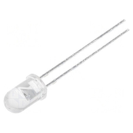 Emițător IR 5mm 850nm Transparent 180mW 20° THT pentru Aplicații de Comunicație și Senzori | Electronic-mag.ro | Componente Electronice