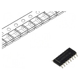 Driver Darlington IC, matrice tranzistoare SO16, 0,5A, 50V | Electronic-mag.ro | Componente Electronice