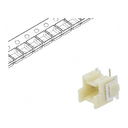 Conector cablu-placă soclu tată XA 2,5mm PIN 2 SMT 250V 3A - Componente electronice de înaltă calitate | Electronic-mag.ro | Componente Electronice