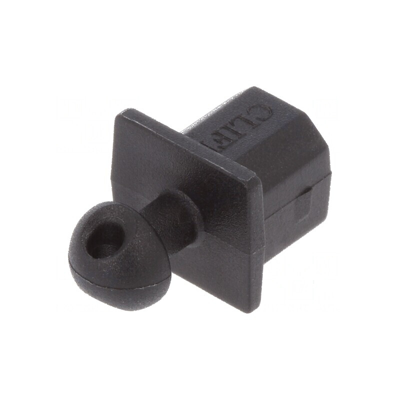 Capac de protecție USB 2.0 pentru socluri USB B - Negru | Electronic-mag.ro | Componente Electronice