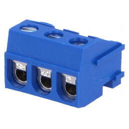 Regletă de conexiuni deconectabilă 5mm cu 3 piste și mufă - soluție profesională pentru conexiuni electrice | Electronic-mag.ro | Componente Electronice