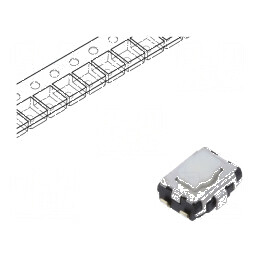 Microîntrerupător TACT SPST Poz: 2 0,02A/15VDC SMD - Fără EVQP2 - Comutator Compact pentru Circuit Electric | Electronic-mag.ro | Componente Electronice