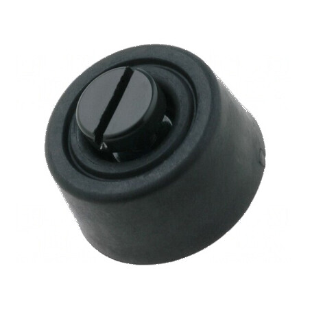 Picioruş de Montare Rapidă Negru din Polietilenă, Diametru A: 5mm | Electronic-mag.ro | Componente Electronice