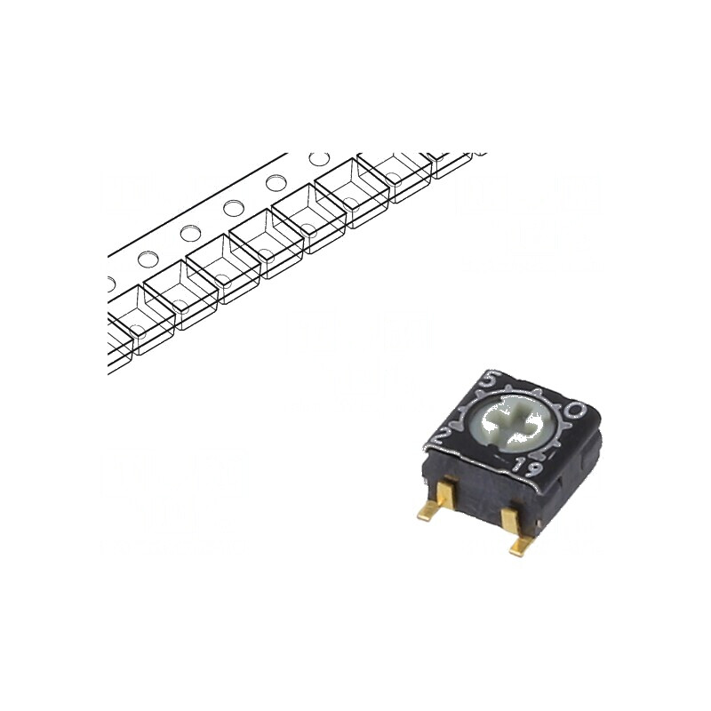 Potenţiometru SMD 1kΩ 125mW cu montare simplă, toleranță ±20% | Electronic-mag.ro | Componente Electronice