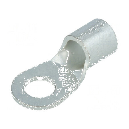 Vârf de inelar M8 pentru cablu neizolat, crimpat, 16-25mm², cositorit | Electronic-mag.ro | Componente Electronice