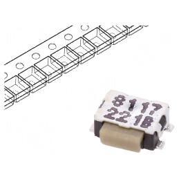 Microîntrerupător TACT SPST-NO 0,05A/32VDC Poz: 2 Fără 2N | Electronic-mag.ro | Componente Electronice