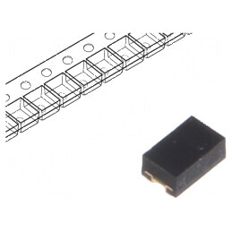 Fotodiodă PIN SMD 950nm, interval 750-1050nm, unghi 120°, neagră, plată | Electronic-mag.ro | Componente Electronice
