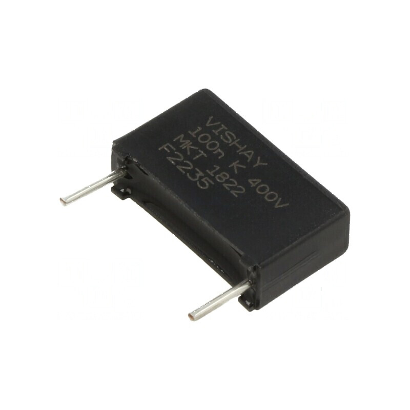 Condensator Poliester 0,1uF 400VDC ±10% THT Dimensiuni 18x5,5x10,5mm | Electronic-mag.ro | Componente Electronice