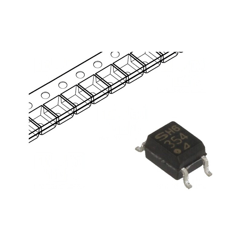 Optocuplor SMD cu 1 Canal, Ieșire pe Tranzistori, Izolație de 3,75kV, Tensiune Colector-Emitor de 80V | Electronic-mag.ro | Componente Electronice Optocuplor SMD cu 1 Canal, Ieșire pe Tranzistori, Izolație de 3,75kV, Tensiune Colector-Emitor de 80V | Electronic-mag.ro | Componente Electronice