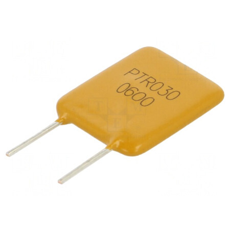 Siguranţă polimerică PTC 6A - Imax 100A THT PTR030V - Pungă de protecţie | Electronic-mag.ro | Componente Electronice