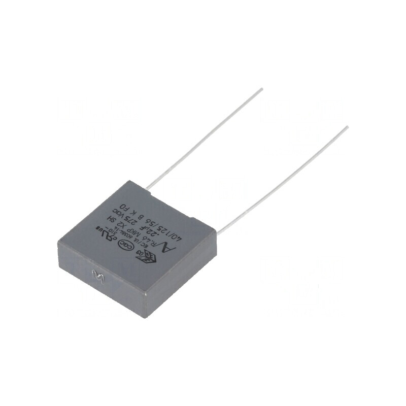 Condensator cu polipropilenă X2 R46 125°C 220nF 18x6x17,5mm - Componentă electronică de înaltă calitate | Electronic-mag.ro | Componente Electronice Condensator cu polipropilenă X2 R46 125°C 220nF 18x6x17,5mm - Componentă electronică de înaltă calitate | Electronic-mag.ro | Componente Electronice