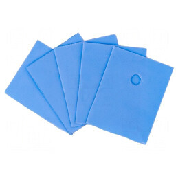 Bandă termoconductoare 18mm x 23mm, grosime 0,3mm, 1,5W/mK, set 5 bucăți | Electronic-mag.ro | Componente Electronice