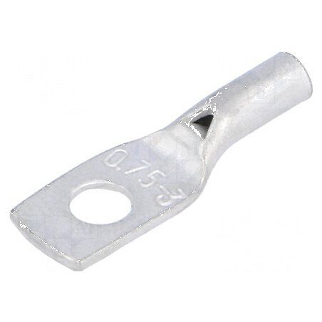Vârf Inelar Tubular M3 0,75mm² Crimpat pe Cablu Cositorit - Conector Electric de Înaltă Calitate | Electronic-mag.ro | Componente Electronice