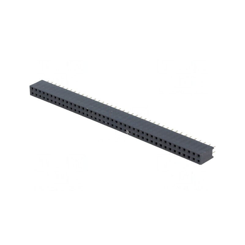 Conector şiruri pini soclu mamă 80 PIN drept 2,54mm THT 2x40 | Electronic-mag.ro | Componente Electronice