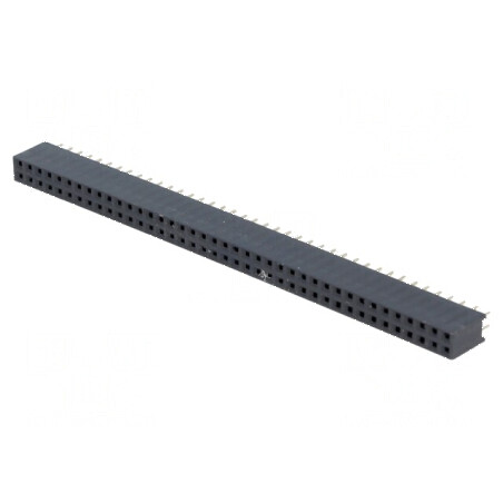 Conector şiruri pini soclu mamă 80 PIN drept 2,54mm THT 2x40 | Electronic-mag.ro | Componente Electronice
