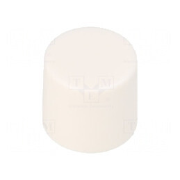 Buton SMS albă 13,75mm pentru control electronic | Electronic-mag.ro | Componente Electronice