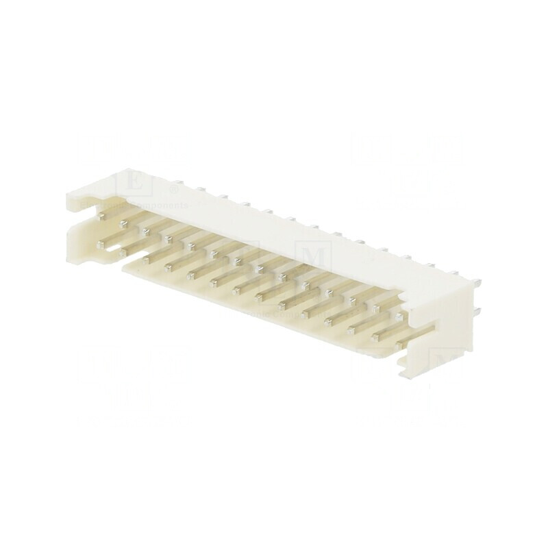 Conector cablu-placă soclu tată PIN 28 Pas 2mm THT 100V 2A | Electronic-mag.ro | Componente Electronice