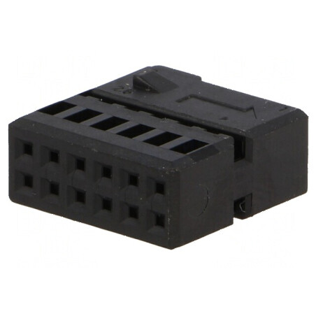 Carcasă neagră pentru conector mufă Quadlock 12pin | Electronic-mag.ro | Componente Electronice