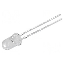 Fototranzistor 5mm cu lungime de undă maximă 830nm, 70V, unghi de 20° și lentilă transparentă | Electronic-mag.ro | Componente Electronice