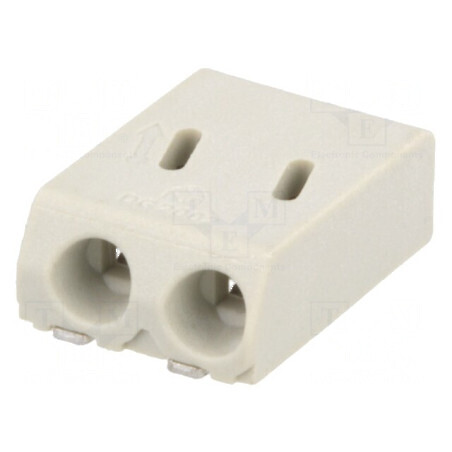 Conector DG2002 pentru mufe 4mm, 2 piste, 24AWG÷18AWG, cablu 0,2÷0,75mm2 | Electronic-mag.ro | Componente Electronice