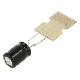 Condensator electrolitic THT 100uF 50VDC Ø8x11,5mm ±20% - componentă electronică de calitate | Electronic-mag.ro | Componente Electronice