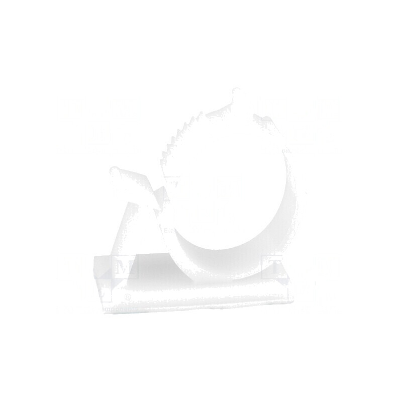 Baze autoadezive pentru coliere de strângere 18÷22mm, naturale | Electronic-mag.ro | Componente Electronice
