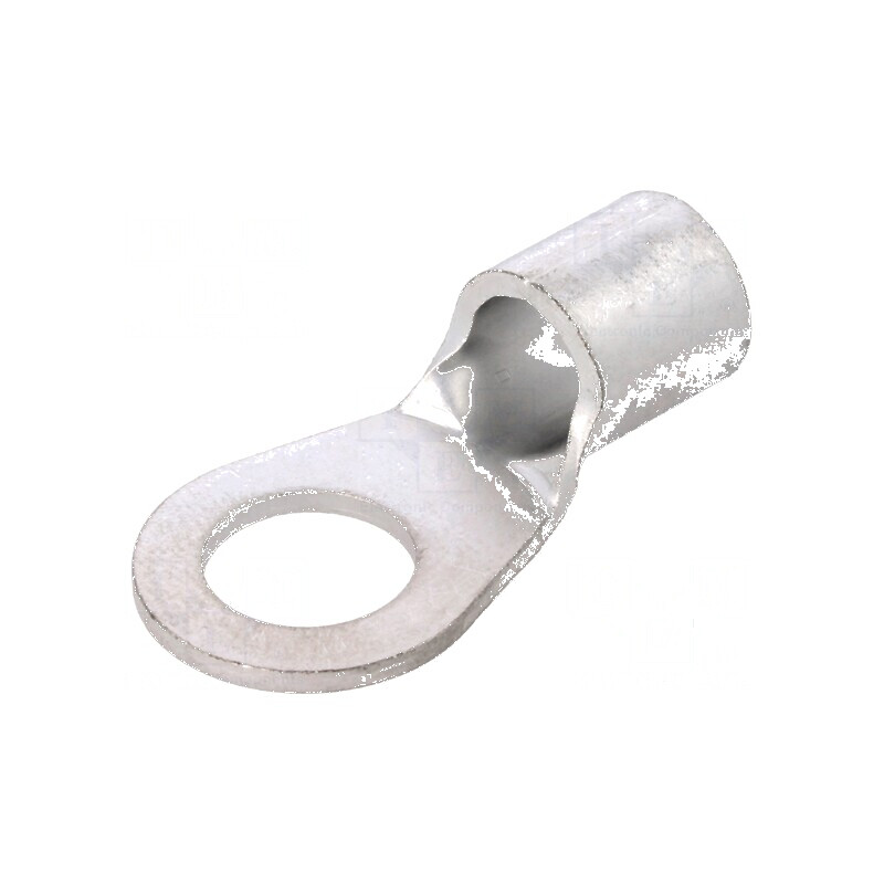 Vârf inelar M10 pentru cablu neizolat crimpat, 16-25mm², cositorit | Electronic-mag.ro | Componente Electronice