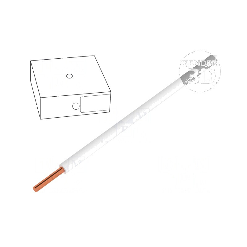 Cablu electric H05V-U 0,5mm² cu sârmă de cupru, PVC alb, 300V/500V, 100m, CPR Eca | Electronic-mag.ro | Componente Electronice Cablu electric H05V-U 0,5mm² cu sârmă de cupru, PVC alb, 300V/500V, 100m, CPR Eca | Electronic-mag.ro | Componente Electronice