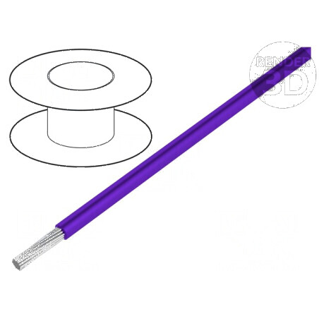 Cablu ÖLFLEX® HEAT 180 SiF 1x0,25mm2 cu izolație din silicon violet pentru aplicații de înaltă temperatură | Electronic-mag.ro | Componente Electronice