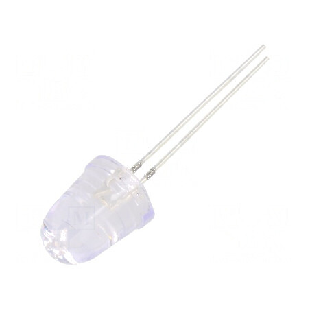 LED UV 8° 20mA 114mW 360-370nm 3/3,4/3,8VDC THT - Lumină ultravioletă eficientă pentru aplicații industriale | Electronic-mag.ro | Componente Electronice