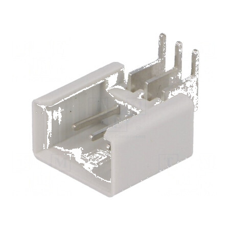 Conector IDC soclu tată 3 pini unghi 90° THT cositorit | Electronic-mag.ro | Componente Electronice