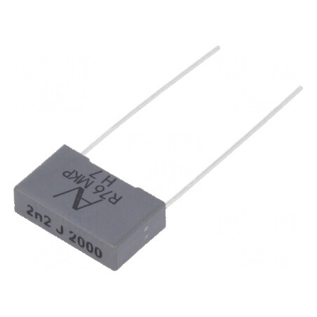 Condensator polipropilenă R76 2,2nF 18x5x11mm THT ±5% - Componentă electronică | Electronic-mag.ro | Componente Electronice