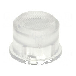Tastă rotundă transparentă din plastic Ø9,6mm | Electronic-mag.ro | Componente Electronice