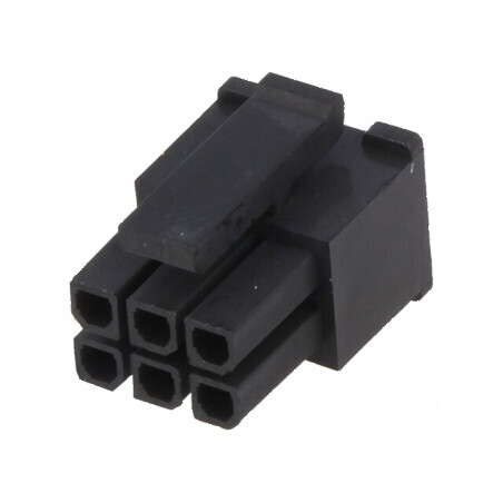 Conector cablu-placă mufă mamă MF30 3mm PIN 6 fără contacte pentru electronică | Electronic-mag.ro | Componente Electronice