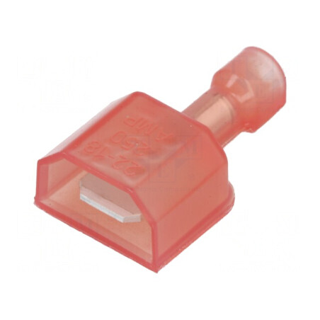 Terminal plat 6,3mm tată 0,3-0,9mm2 pentru cablu crimpat 0,8mm | Electronic-mag.ro | Componente Electronice