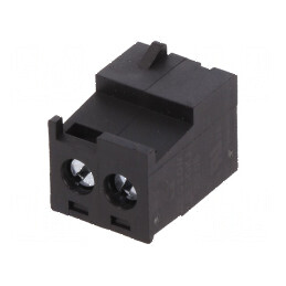 Regletă de conexiuni deconectabilă 5,08mm, 2 piste, mufă dreaptă | Electronic-mag.ro | Componente Electronice