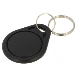 Breloc RFID ISO/IEC14443-3-A plastic negru 13,56MHz pentru acces și securitate | Electronic-mag.ro | Componente Electronice