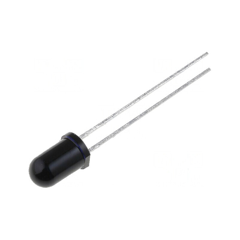 Fotodiodă IR PIN 5mm THT 900nm 750-1100nm 20° 1nA 150mW pentru detecție infraroșu | Electronic-mag.ro | Componente Electronice