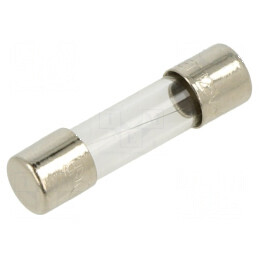 Siguranţă ardere rapidă 2A 250VAC 5x20mm din alamă 5MF - protecție electrică de calitate | Electronic-mag.ro | Componente Electronice
