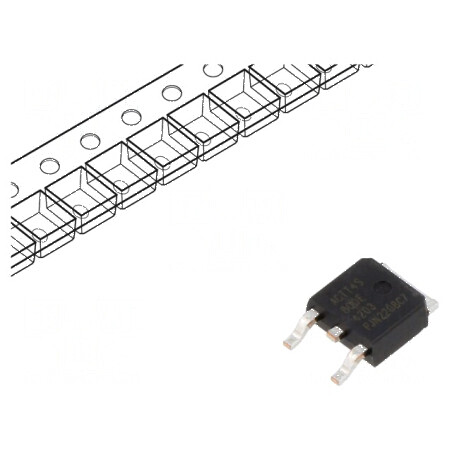Tiristor AC Switch 800V 4A DPAK SMD - Igt 10mA | Electronic-mag.ro | Componente Electronice