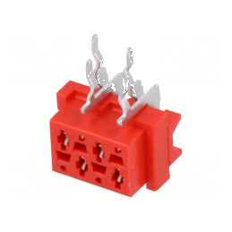 Soclu mamă Micro-MaTch 4 PIN THT pentru PCB 2x2 | Electronic-mag.ro | Componente Electronice