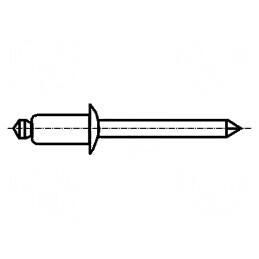 Diblu din oțel inoxidabil A2 cu diametru de 3,2mm și lungime de 9,5mm | Electronic-mag.ro | Componente Electronice