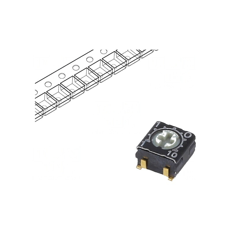 Potenţiometru SMD 1kΩ 125mW de montare singură tură ±20% | Electronic-mag.ro | Componente Electronice