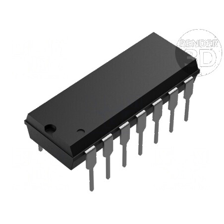 CI: circuit integrat digital CMOS THT PDIP14 3÷18VDC -55÷125°C | Electronic-mag.ro | Componente Electronice