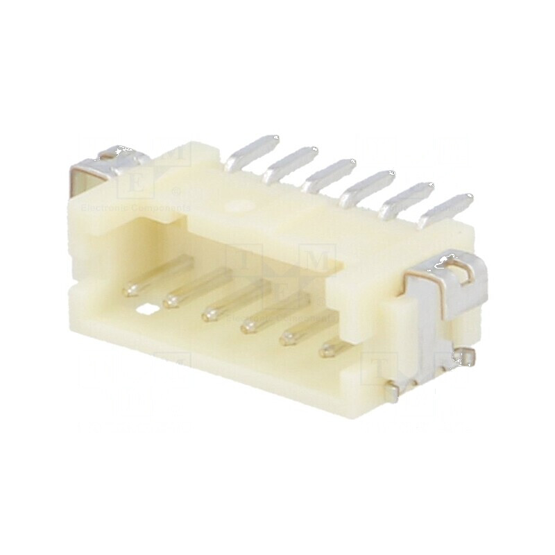 Conector cablu-placă soclu tată DF13 1,25mm 6 PIN SMT | Electronic-mag.ro | Componente Electronice