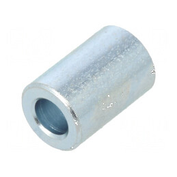 Manşon distanţier cilindric din oţel zincat 9mm, Diametru exterior 6mm | Electronic-mag.ro | Componente Electronice